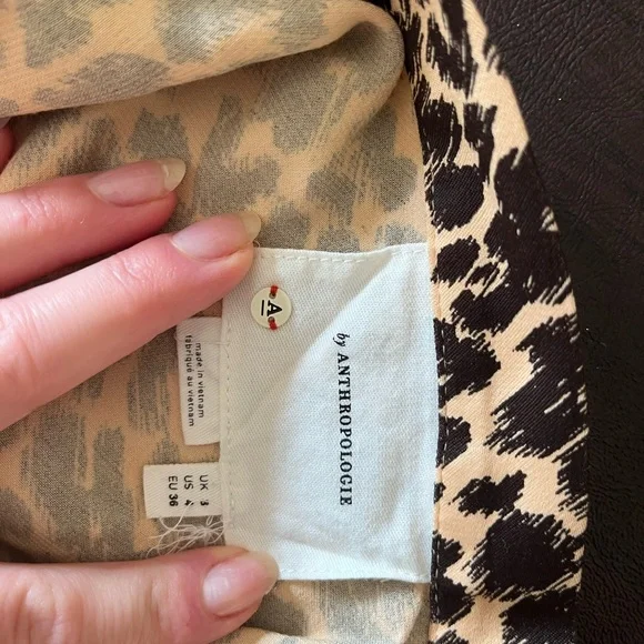Anthropologie Animal Print Midi Skirt - Picture 5 of 5